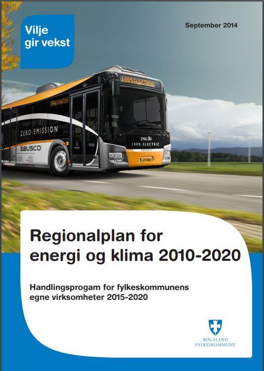 Klimaarbeidet i dei tre fylkeskommunane: