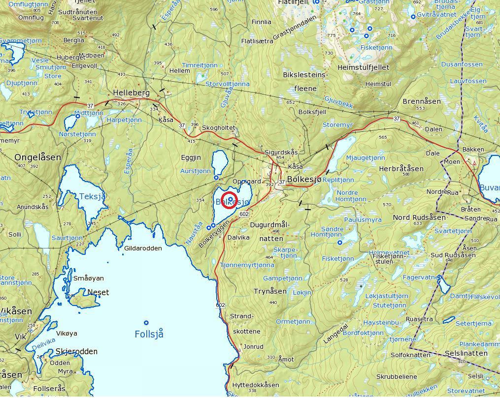 Bolkesjø Vann-nett id 016-6126-L Dato/er 4.6.2015/10.9.