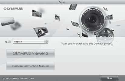 OLYMPUS Viewer 2 Operativsystem Windows XP (Service Pack 2 eller nyere) /Windows Vista / Windows 7 Prosessor Pentium 4 1,3 GHz eller bedre RAM 1 GB eller mer (2 GB eller mer anbefales) Ledig