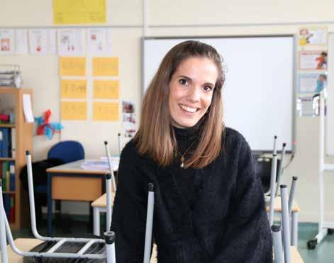 En viktig måte å bidra på Maren Songe-Møller (33) brenner for at skolen hennes skal være et godt sted å jobbe, slik at den også blir et bra sted for elevene. Derfor hun er tillitsvalgt.