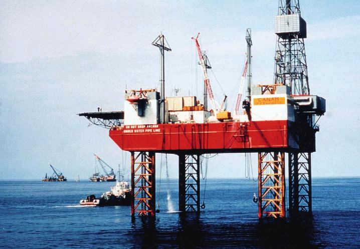 60 Gulftide Gulftide er en oppjekkbar boreplattform med fire ben som ble bygget i Glasgow i 1967 for Ocean Drilling & Exploration Co.