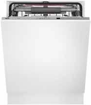 HVITEVARER 63 Helintegrerte oppvaskmaskiner 45 cm 60 cm FSE62400P Helintegrert oppvaskmaskin med kun 45 cm bredde. Utmerkede når plassen er liten. 9 kuvert, 45 db, A++, 8 programmer, ProClean, AirDry.