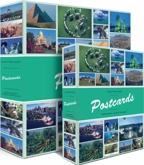 30 Album til postkort POSTCARDS album Album med 50 integrerte ark for lagring av dine postkort opptil 162 x 114 mm i størrelse.
