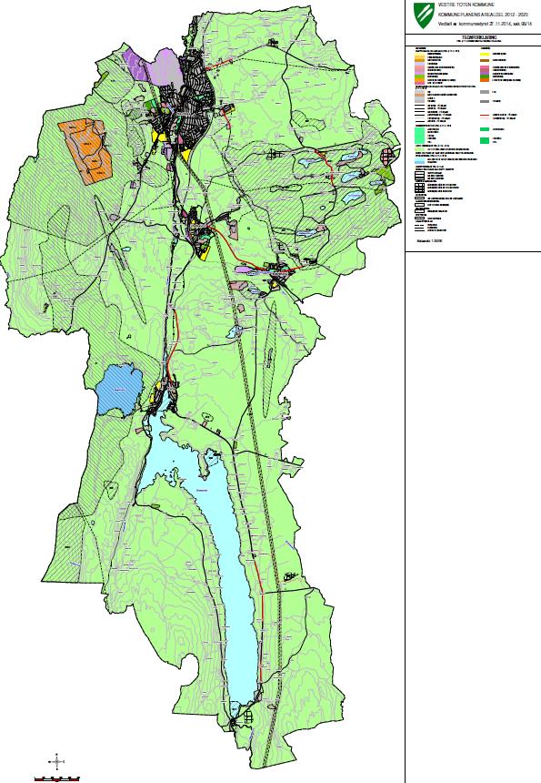 Vestre Toten kommune: 13369 innbyggere (2018). Ca halvparten bor på Raufoss, ca 70% i tettsted 143 nye boenheter i 2017, særlig gjennom fortetting på Raufoss.