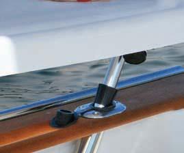 Båten er utstyrt med tre elektriske lensepumper og