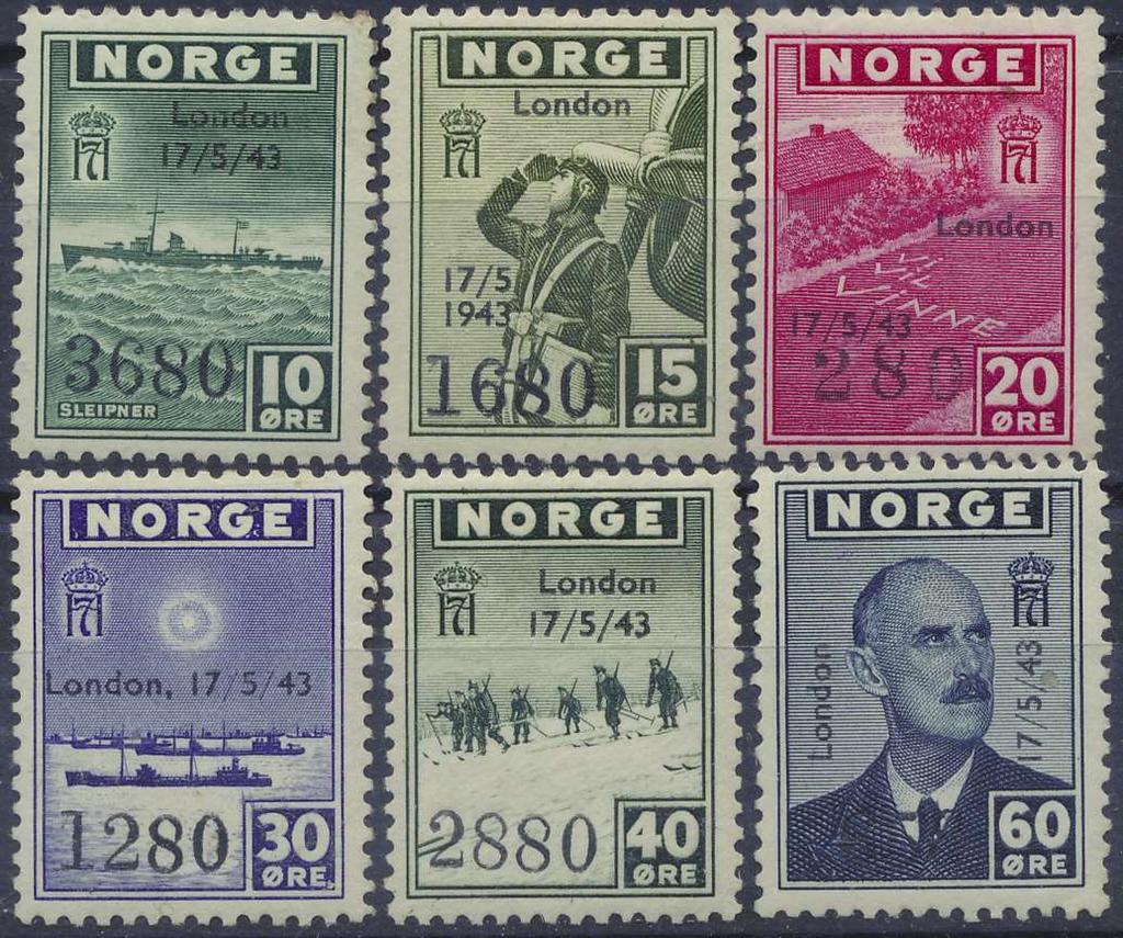 Brev frankeret med 30 øre Bjørnsson - saendt fra Oslo 20-4-1933 til USA...........................................100 185-88 Prima postfrisk serie Bjørnson. Hk 425,-.....................150 185-88.