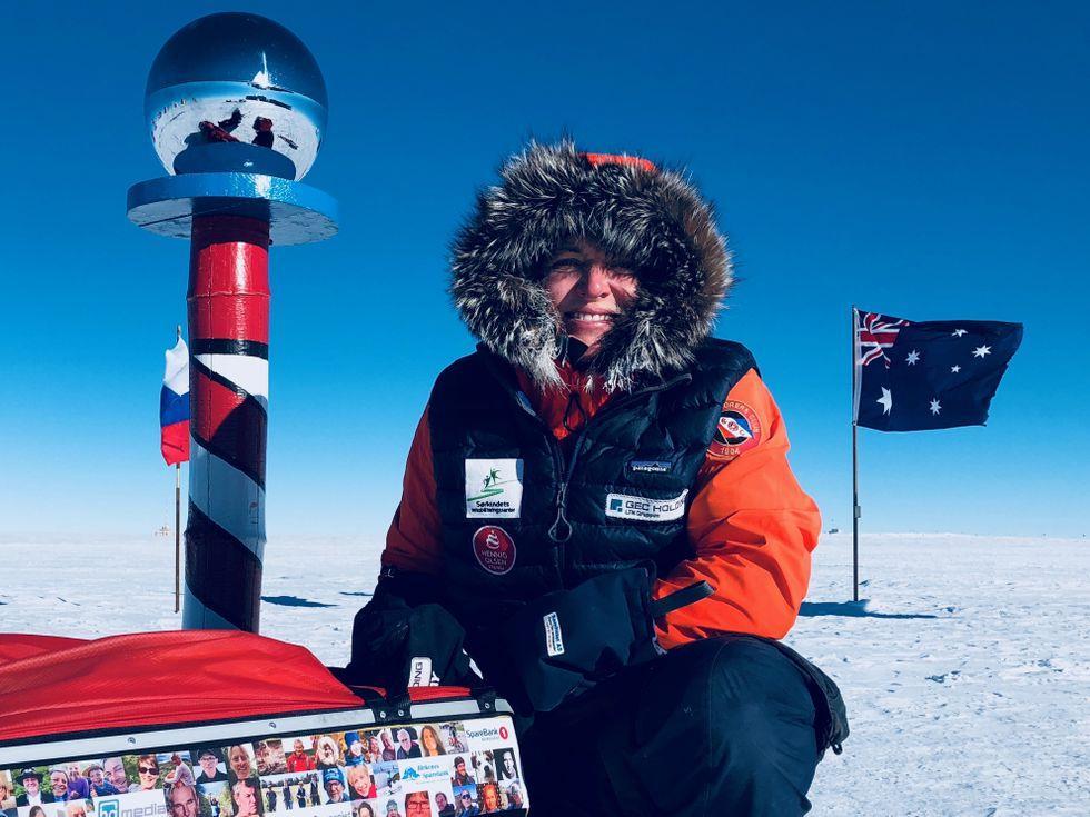 I år ble Astrid Furholt den første kvinnen i verden som klarte å gå lengst i Roald Amundsens fotspor på Sydpolen.