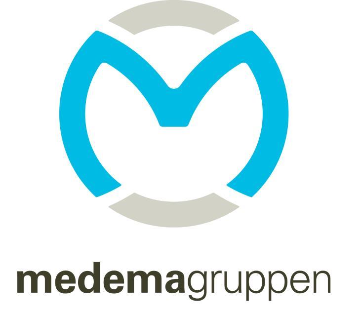 Dette produktet importeres og omsettes av: Medema Norge AS Postboks 133 1483 Skytta Telefon: 67 06 49 00 e-post: firmapost@medema.no Web: www.