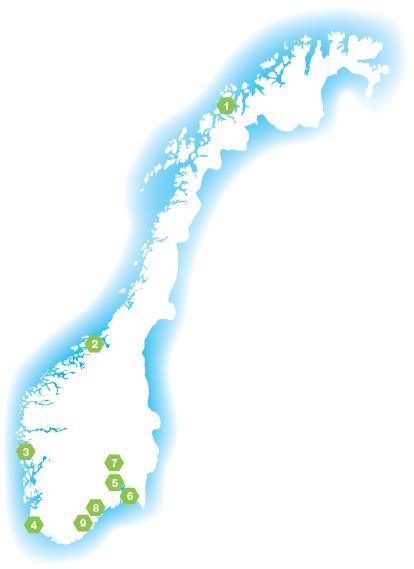 Norges 9 regionale vitensentre Samfunnsoppdrag: Vitensentrene skal skape interesse for og kompetanse i realfag og teknologi.