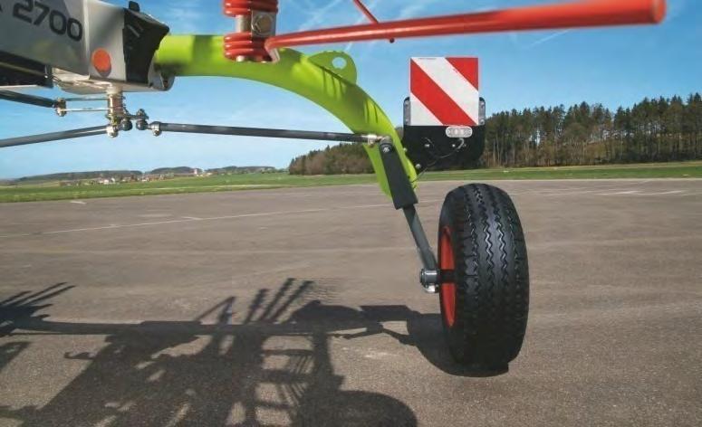 Automatisk transportlås ved senking/løfting rotorne fra transport til arbeid (uten tau på LINER