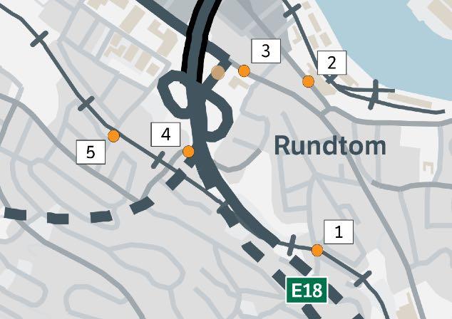 1.4 Bomsnitt C: Detaljerte kart for bynært bomsnitt i Drammen