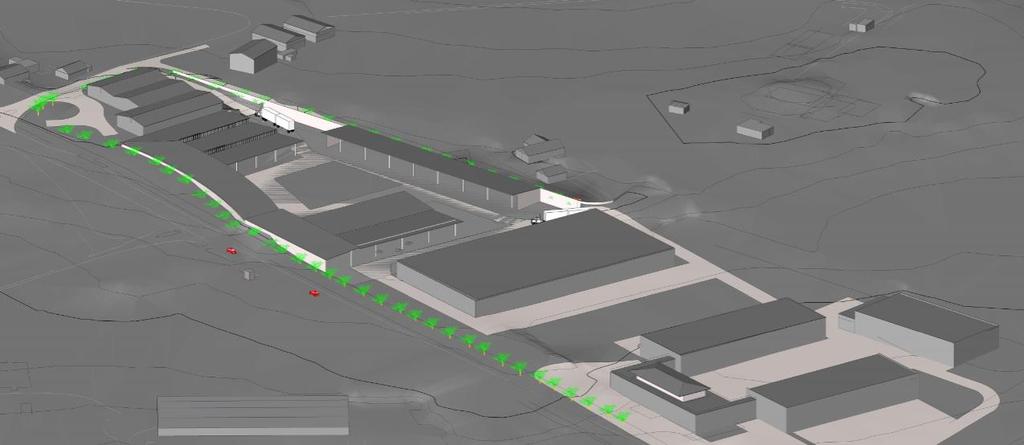 1 INNLEDNING Anleggsområdet tilhørende T.S Maskin skal utvides og er under regulering. På det nye området er det i hovedsak planlagt nye lagerhaller.