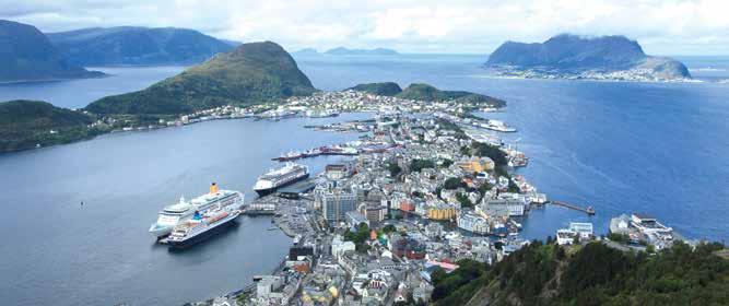 Cruiseanløp i alle årets måneder I både 2017 og i 2018 vil Norge ha anløp i alle årets måneder.