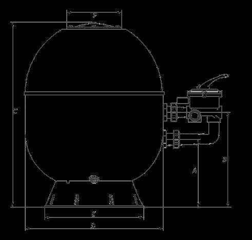 Sandfilter Zodiacs veldesignede sandfiltre, Boreal, er produsert av glassfiberforsterket polyester, for økt motstandsdyktighet mot mekanisk slitasje, økt driftssikkerhet og lang forventet levetid.