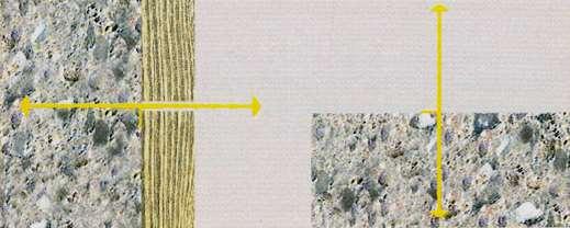 INNSTALERING/MONTERING Gulvstøp mot gulvstøp forbindelse og gulvstøp mot veggstøp forbindelse med Type AK Innstallasjon i midten av