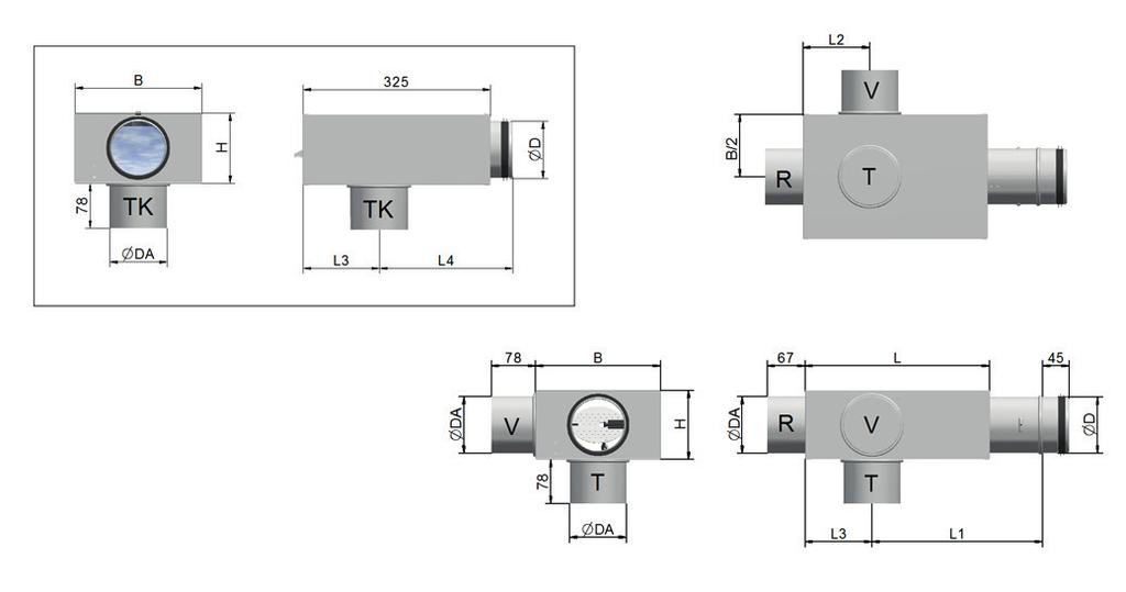 AuraFlex-kammer ANVENDELSE AFK plenumskammer anbefales benyttet for å gi bedre lyddemping, samt regulerings- og målemulighet.