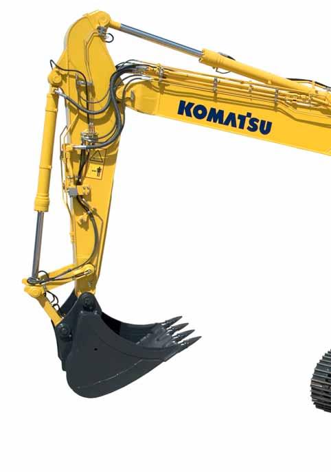 Ved første øyekast Komatsu -8 beltegravere setter nye standarder i verden for anleggsmaskiner.