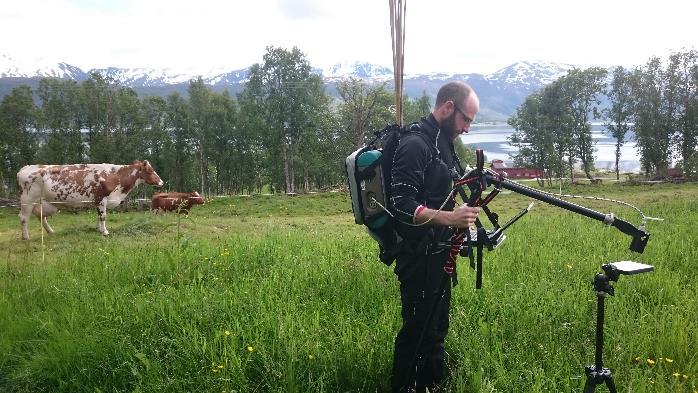 langs enga Målte først med UAV og