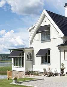 Med en stilfull vindusmarkise får ikke huset ditt bare god solskjerming, men også et helt nytt utseende!