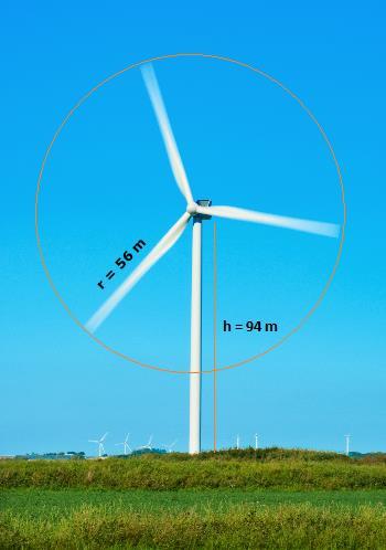 8 (20) STØYUTREDNING KU bakgrunn av forventninger til vindforholdene, valgt en tårnhøyde på 94 meter. Eksempelturbinen Vestas V-112 har en rotordiameter på 112 meter.