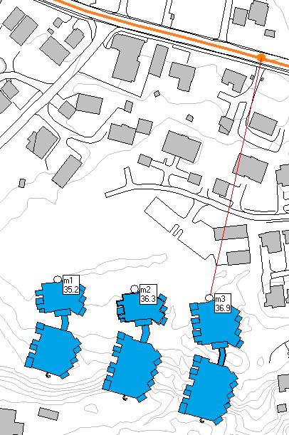 Tilsvarende beregninger er foretatt for maksimalt lydnivå L A,max. Kravet er at maksimalt lydnivå i soverom om natten ikke skal overstige L A,max = 45 dba. Dette fremgår av tabell 1.