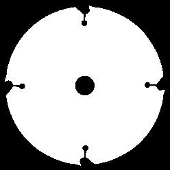 leveres med 1,5m skinne og 165mm x48t