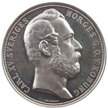 211 2554 2554* Sweden: Medalje 1866.