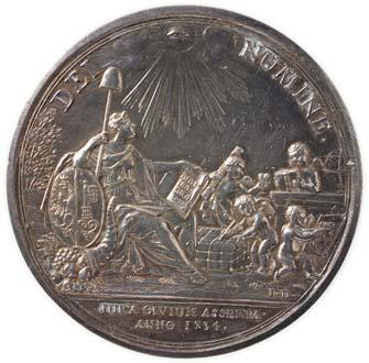 Medal 1718.silver 35mm.