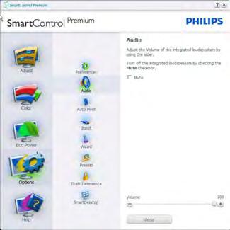 vil ikke SmartControl Premium kjøre ved oppstart eller være i oppgaveskuffen. Den eneste måten å åpne SmartControl Premium på er fra snarveien på skrivebordet eller programfilen.