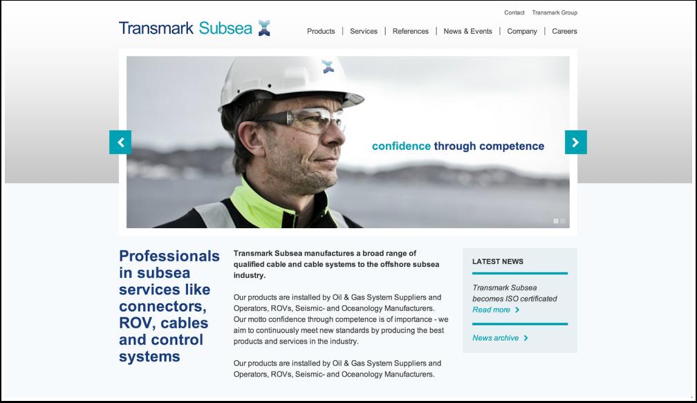 WordPress for transmark-subsea.