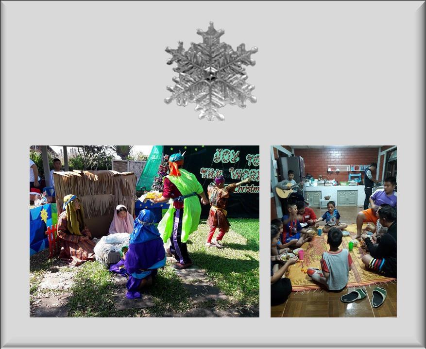 I slutten av desember sang guttene julen inn og velsignet naboene.