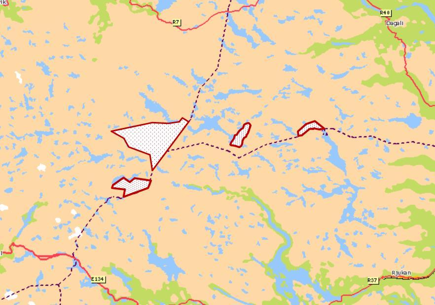 FREDNINGSSONER 2013 2017 Reinens ofte svært begrensede arealbruk i jakta har i mange år vært en utfordring.