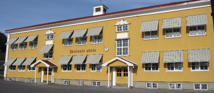 Skotselv barne- og ungdomsskole Foto: ovre-eiker.kommune.