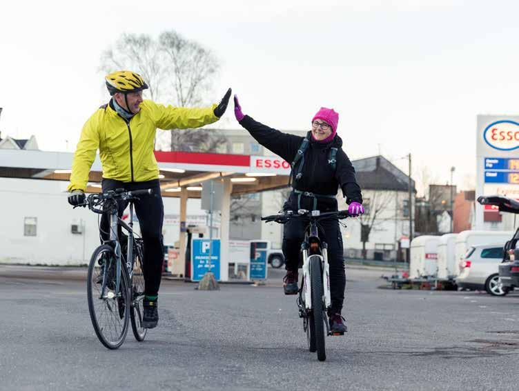 De manuelle tellingene fanger opp alle syklister fra Fredrikstad sentrum til Kråkerøy. Samlet for de tre bruene økte antallet syklister per dag fra 800 til 890 i løpet av to år (+ 11 prosent).