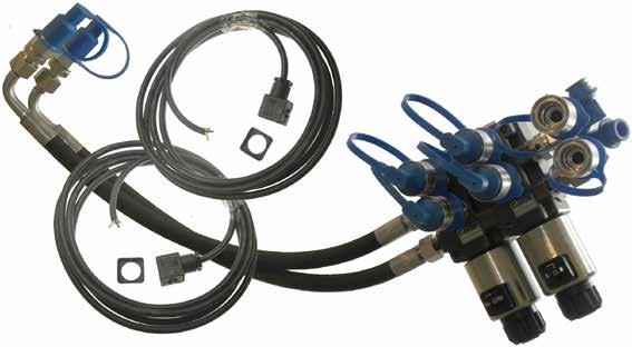 Består av ferdigpressede slanger, fittings, ISO-koplinger med støvbeskyttere og 3 m kabel m/kontakt.
