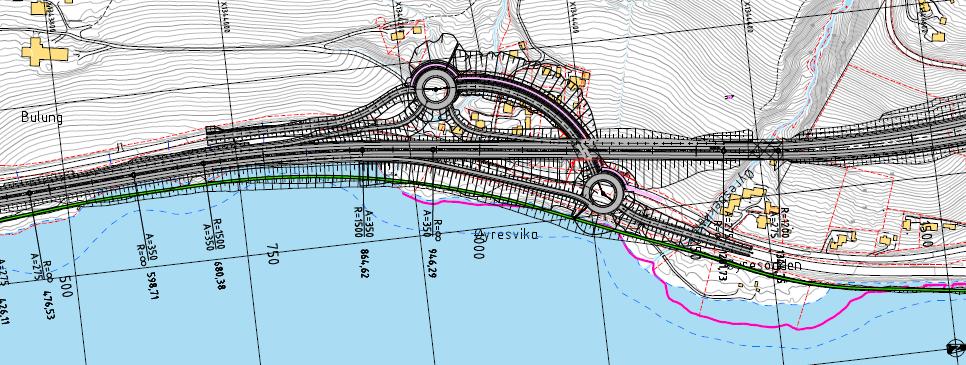 12 3.2 Kryssløsninger og atkomst til byen fra sør 3.2.1. Generelt Ved første gangs høring ble det vist to ulike tunnelinnslag for E6 i sør og to ulike prinsipper for atkomst til byen fra sør: Alt.