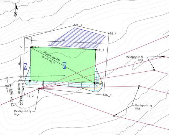 R10 Stemmetjørna trommelplass Lokalitet: Øst for Stemmetjørna, like bak fjordspennbukker på nordsiden av Haugsværfjorden.