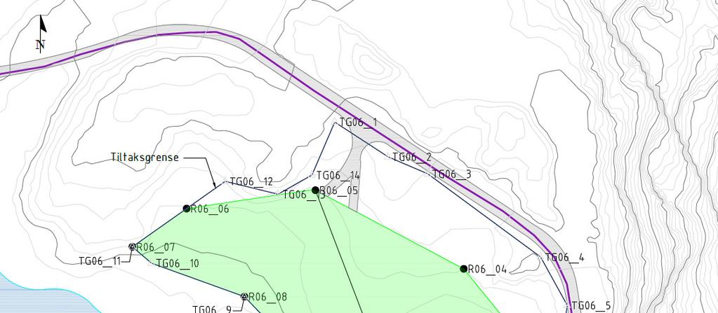 R06 Vemundsbotnen riggplass Lokalitet: Ved Vemundsbotn kraftverk, Masfjorden kommune.