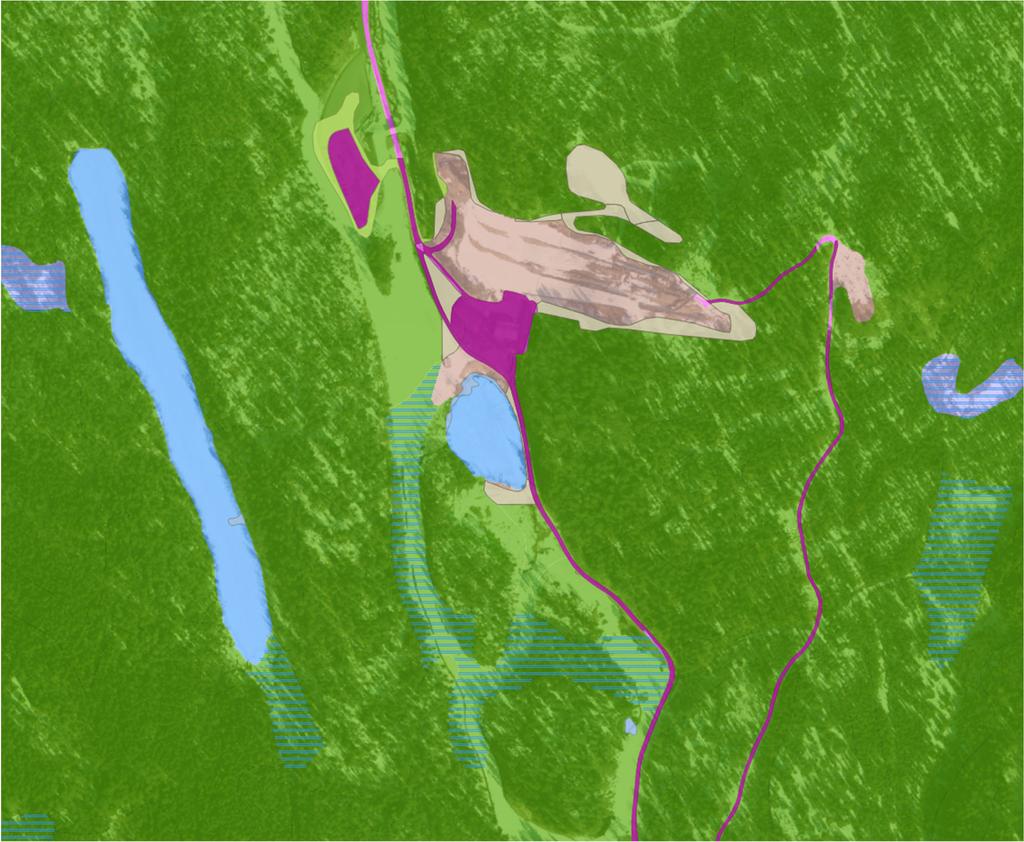 2.7 Noen kommentarer om arealendringer og tiltak med klimaeffekt En del av endringene fra skog til åpen fastmark (ca.