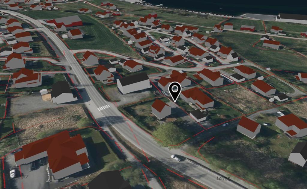 6 3D perspektiv av område sett frå sør Føremålet med planarbeidet På vegne av forslagstillar Tømrer Prosjekt AS ynskjer ein gjennom ein reguleringsplanen å leggje til rette for konsentrert busetnad i