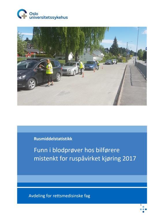 Mistenkte påvirkede bilførere Rusmisbrukere 88% menn 20-40 år Gjengangere, mange uten førerkort Blandingsmisbruk Finner