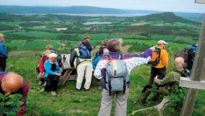 Aktivitet og humør i seniorgruppa Den mest aktive gruppa i Ringerikes Turistforening er uten tvil Seniorgruppa.