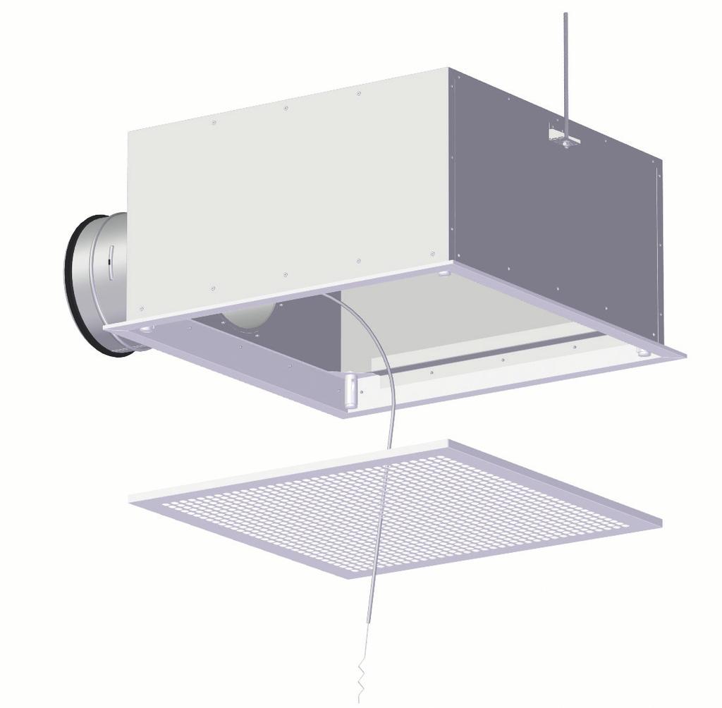 A-kant Dampa Clip-In Dg-kant INNREGULERING Innregulering av ATV: Ved innregulering av ATV må ventilfronten være påmontert. Måleslangen trekkes ut gjennom perforeringen i fronten.