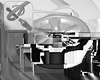 244 Pleie av bilen Et skadet hjul som er bredere enn reservehjulet, må lagres i lasterommet og festes med en stropp. Bilens verktøysett 3 230. Setene i tredje rad må felles ned 3 77. 1.