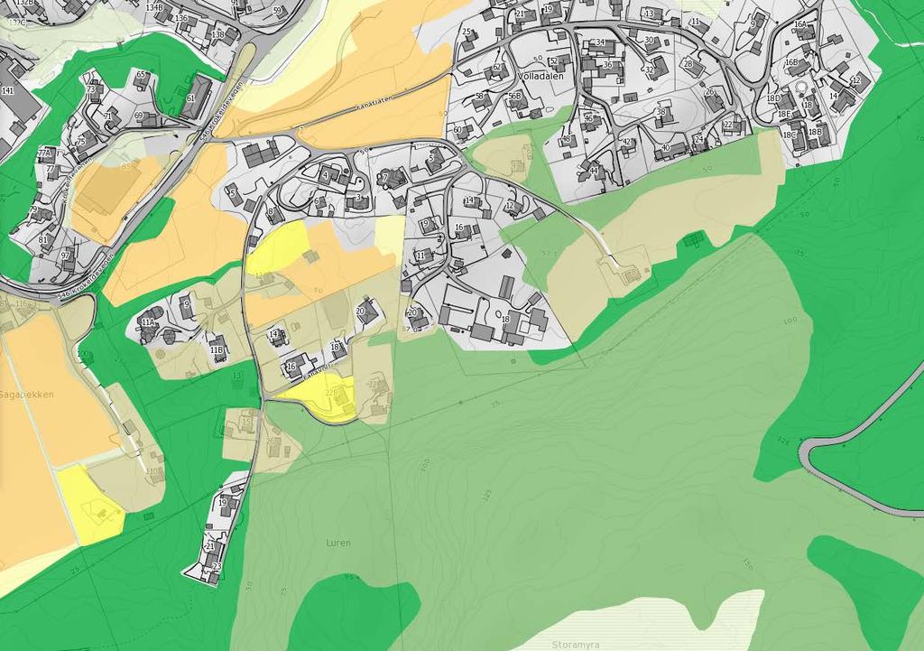 Arealkvaliteter Området har nærhet til gode tur- og rekreasjonsområder, da det ligger med nærhet til både sjø og fjell. Badeplasser på Notabuneset og Mjelkevika ligger i nærheten.