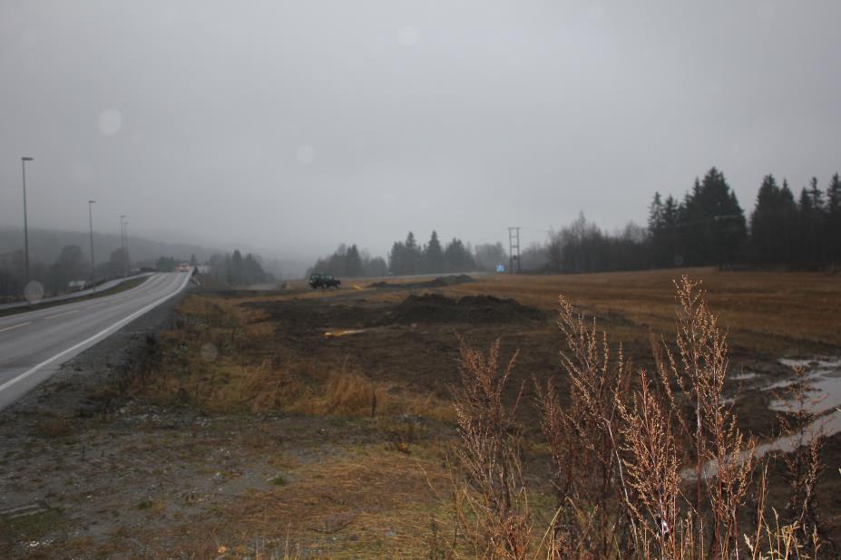 R160260 Bosetnings og aktivitetsområde fra folkevandringstid på 43/1 Åserud Helt nord i traseen, sørøst for tidligere Tømte-krysset og ca.