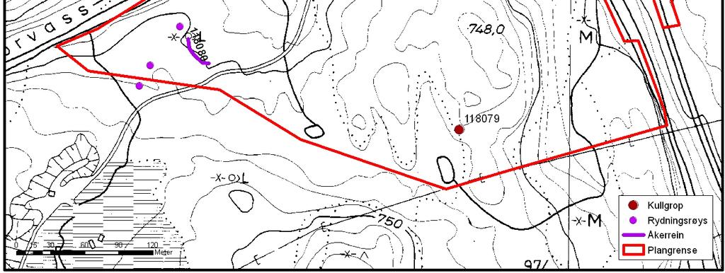 Alle funn ble målt inn med GPS og lagt inn i Riksantikvarens kulturminnedatabase Askeladden. DELTAGERE OG TIDSROM Undersøkelsen Undersøkelsen ble foretatt 01.10.2008.