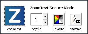 28 Support for Windows Logon og sikkert modus ZoomText Sikker Modus gir viktig forstørrelse og skjermlesingsfunksjoner i påloggingsskjermen for Windows og annen Windows sikker modus meldinger.