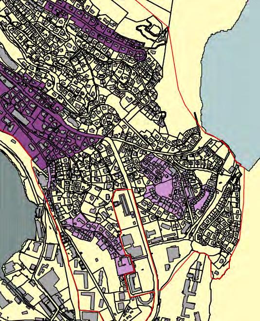 Den omsøkte tomten er uregulert. I kommuneplanens arealdel er området vist som byggeområde og bolig i kommunedelplan for Fjellsiden Sør.