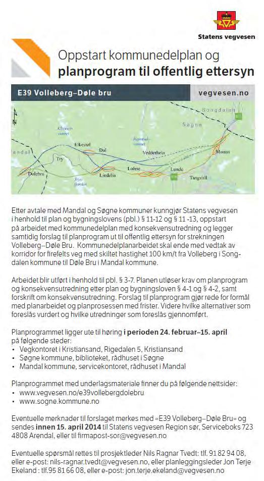 Oppstart av planarbeid Lørdag 22.